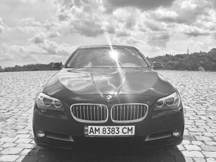 Черный БМВ 5 Серия, объемом двигателя 2 л и пробегом 108 тыс. км за 29800 $, фото 1 на Automoto.ua