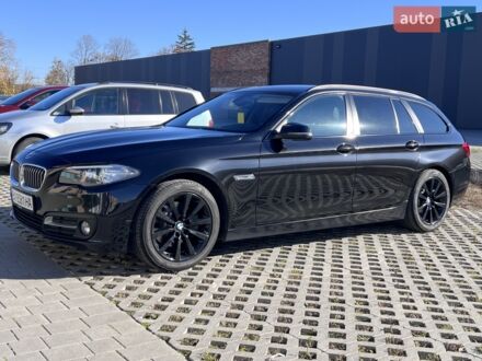 Чорний БМВ 5 Серія, об'ємом двигуна 2 л та пробігом 341 тис. км за 17800 $, фото 1 на Automoto.ua