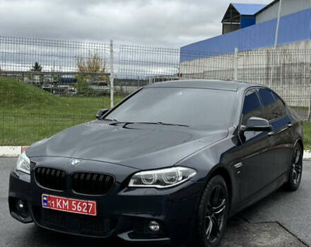 Чорний БМВ 5 Серія, об'ємом двигуна 2 л та пробігом 180 тис. км за 21500 $, фото 1 на Automoto.ua