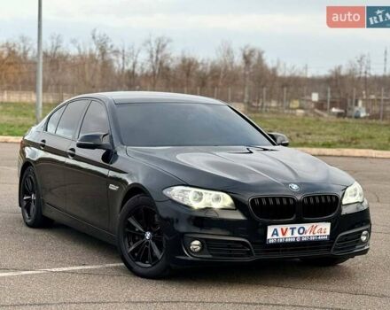 Чорний БМВ 5 Серія, об'ємом двигуна 2 л та пробігом 102 тис. км за 18500 $, фото 1 на Automoto.ua