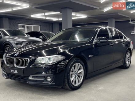 Чорний БМВ 5 Серія, об'ємом двигуна 2 л та пробігом 206 тис. км за 15200 $, фото 1 на Automoto.ua