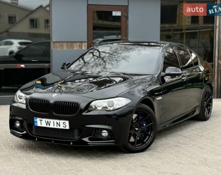 Черный БМВ 5 Серия, объемом двигателя 3 л и пробегом 214 тыс. км за 19900 $, фото 1 на Automoto.ua