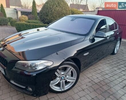 Черный БМВ 5 Серия, объемом двигателя 2 л и пробегом 282 тыс. км за 18600 $, фото 1 на Automoto.ua