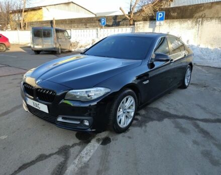 Черный БМВ 5 Серия, объемом двигателя 2 л и пробегом 195 тыс. км за 15000 $, фото 1 на Automoto.ua