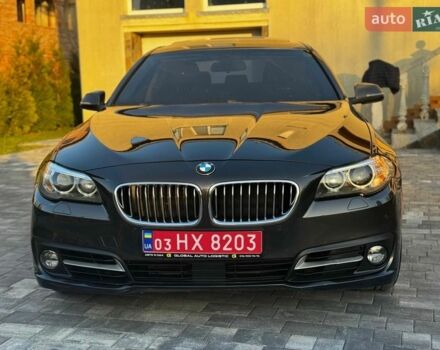 Черный БМВ 5 Серия, объемом двигателя 2 л и пробегом 172 тыс. км за 12600 $, фото 1 на Automoto.ua