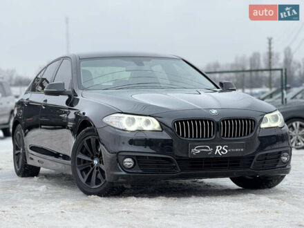 Черный БМВ 5 Серия, объемом двигателя 2 л и пробегом 185 тыс. км за 14500 $, фото 1 на Automoto.ua