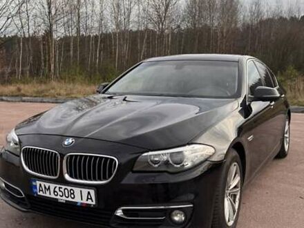 Черный БМВ 5 Серия, объемом двигателя 2 л и пробегом 164 тыс. км за 13500 $, фото 1 на Automoto.ua