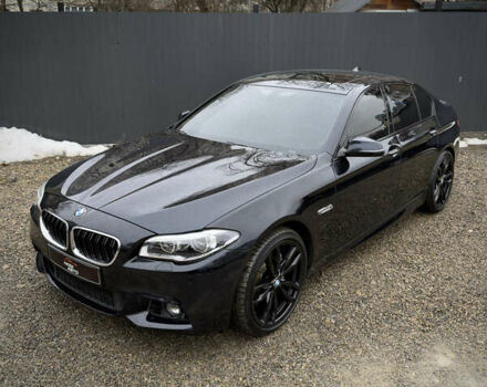 Черный БМВ 5 Серия, объемом двигателя 3 л и пробегом 120 тыс. км за 22900 $, фото 1 на Automoto.ua