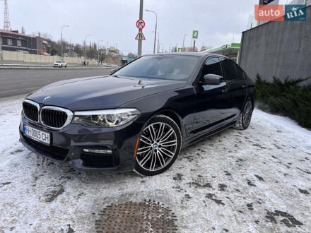 Чорний БМВ 5 Серія, об'ємом двигуна 3 л та пробігом 77 тис. км за 31000 $, фото 1 на Automoto.ua