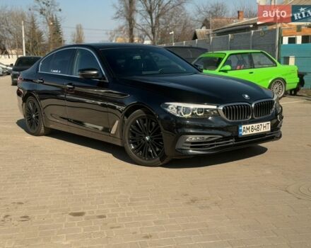 Черный БМВ 5 Серия, объемом двигателя 2 л и пробегом 155 тыс. км за 24999 $, фото 1 на Automoto.ua