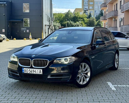 Чорний БМВ 5 Серія, об'ємом двигуна 2 л та пробігом 185 тис. км за 15800 $, фото 1 на Automoto.ua