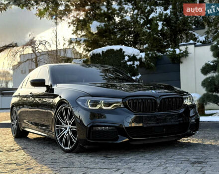 Чорний БМВ 5 Серія, об'ємом двигуна 3 л та пробігом 91 тис. км за 38500 $, фото 1 на Automoto.ua