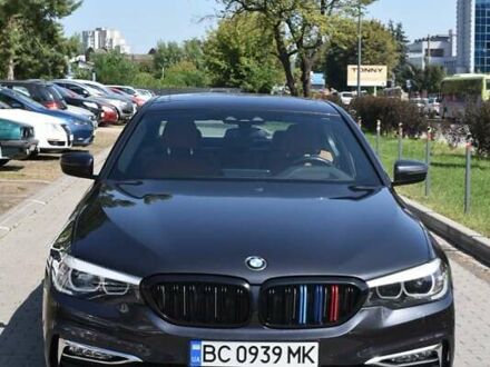 Чорний БМВ 5 Серія, об'ємом двигуна 3 л та пробігом 79 тис. км за 36900 $, фото 1 на Automoto.ua