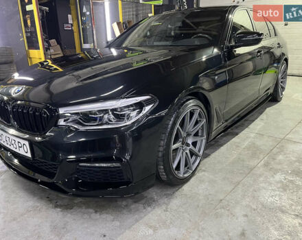 Черный БМВ 5 Серия, объемом двигателя 3 л и пробегом 90 тыс. км за 35000 $, фото 1 на Automoto.ua