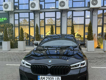 Чорний БМВ 5 Серія, об'ємом двигуна 2 л та пробігом 154 тис. км за 34900 $, фото 1 на Automoto.ua