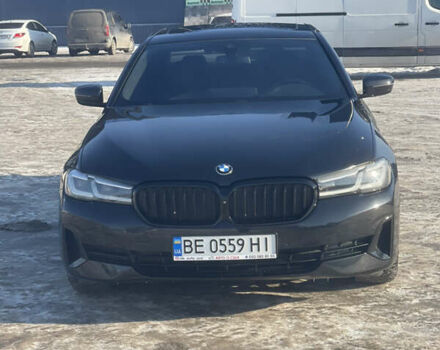 Черный БМВ 5 Серия, объемом двигателя 2 л и пробегом 115 тыс. км за 39500 $, фото 1 на Automoto.ua
