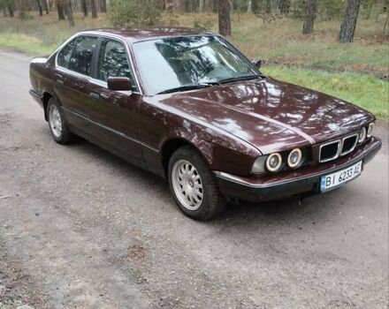 Коричневый БМВ 5 Серия, объемом двигателя 2.5 л и пробегом 298 тыс. км за 2100 $, фото 1 на Automoto.ua