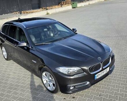 Коричневый БМВ 5 Серия, объемом двигателя 2 л и пробегом 303 тыс. км за 16900 $, фото 2 на Automoto.ua