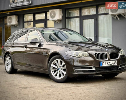 Коричневый БМВ 5 Серия, объемом двигателя 2 л и пробегом 261 тыс. км за 17500 $, фото 1 на Automoto.ua