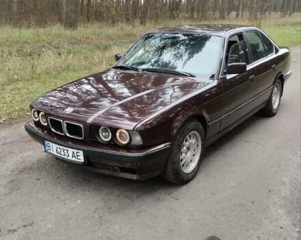 Коричневый БМВ 5 Серия, объемом двигателя 2.5 л и пробегом 298 тыс. км за 2100 $, фото 1 на Automoto.ua