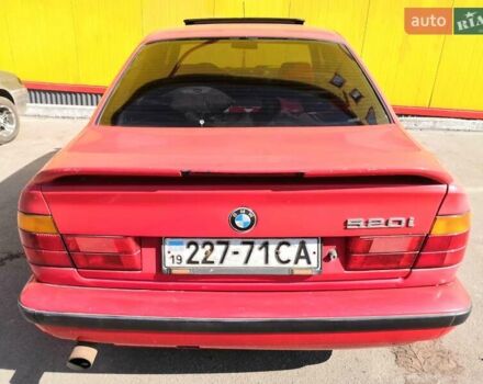 Красный БМВ 5 Серия, объемом двигателя 2 л и пробегом 380 тыс. км за 2100 $, фото 1 на Automoto.ua