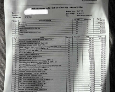 Красный БМВ 5 Серия, объемом двигателя 2.5 л и пробегом 452 тыс. км за 4200 $, фото 19 на Automoto.ua