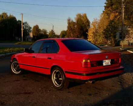 Красный БМВ 5 Серия, объемом двигателя 2 л и пробегом 330 тыс. км за 3000 $, фото 3 на Automoto.ua