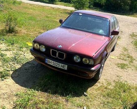 Красный БМВ 5 Серия, объемом двигателя 2.5 л и пробегом 600 тыс. км за 1900 $, фото 3 на Automoto.ua