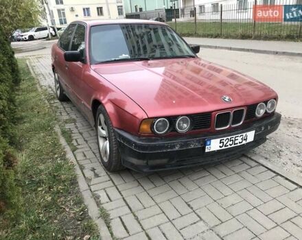 Красный БМВ 5 Серия, объемом двигателя 2.5 л и пробегом 404 тыс. км за 2500 $, фото 1 на Automoto.ua
