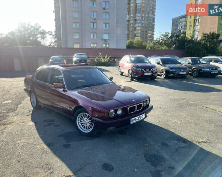 Красный БМВ 5 Серия, объемом двигателя 2.5 л и пробегом 276 тыс. км за 3100 $, фото 3 на Automoto.ua