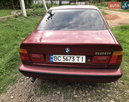 Красный БМВ 5 Серия, объемом двигателя 1.99 л и пробегом 428 тыс. км за 2300 $, фото 6 на Automoto.ua