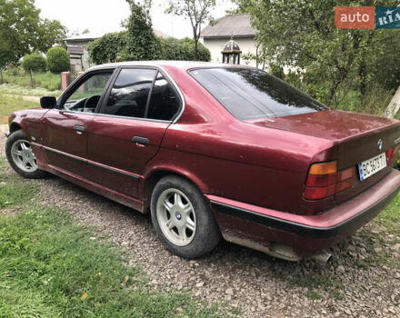 Красный БМВ 5 Серия, объемом двигателя 1.99 л и пробегом 428 тыс. км за 2300 $, фото 4 на Automoto.ua