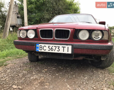 Красный БМВ 5 Серия, объемом двигателя 1.99 л и пробегом 428 тыс. км за 2300 $, фото 2 на Automoto.ua