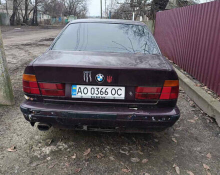 Красный БМВ 5 Серия, объемом двигателя 1.8 л и пробегом 300 тыс. км за 1350 $, фото 1 на Automoto.ua