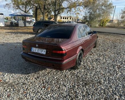 Красный БМВ 5 Серия, объемом двигателя 2.5 л и пробегом 450 тыс. км за 2799 $, фото 5 на Automoto.ua