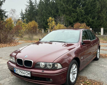 Красный БМВ 5 Серия, объемом двигателя 3 л и пробегом 260 тыс. км за 8200 $, фото 1 на Automoto.ua