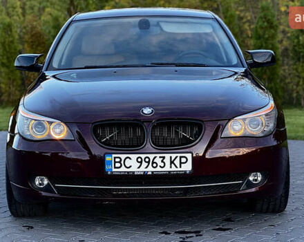 Красный БМВ 5 Серия, объемом двигателя 3 л и пробегом 208 тыс. км за 9550 $, фото 1 на Automoto.ua