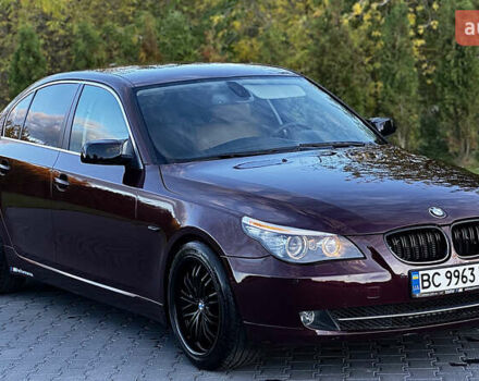 Красный БМВ 5 Серия, объемом двигателя 3 л и пробегом 208 тыс. км за 9550 $, фото 2 на Automoto.ua