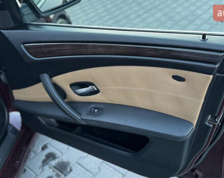 Червоний БМВ 5 Серія, об'ємом двигуна 3 л та пробігом 208 тис. км за 9250 $, фото 36 на Automoto.ua