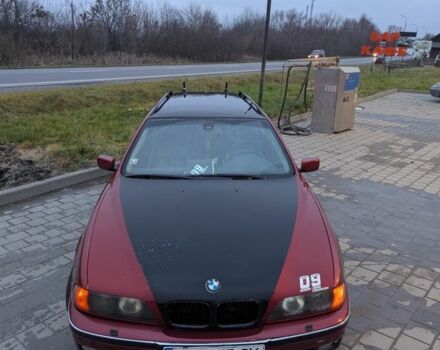 Красный БМВ 5 Серия, объемом двигателя 3 л и пробегом 400 тыс. км за 3600 $, фото 1 на Automoto.ua