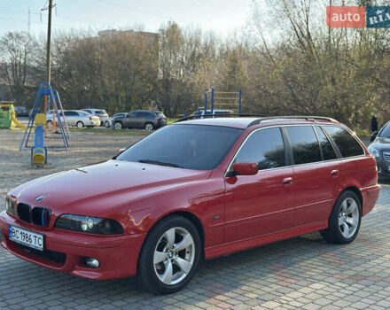 Красный БМВ 5 Серия, объемом двигателя 2.2 л и пробегом 315 тыс. км за 3900 $, фото 2 на Automoto.ua