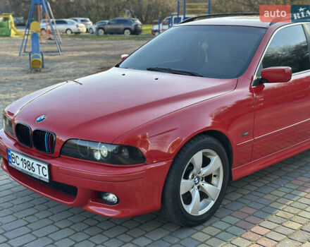 Красный БМВ 5 Серия, объемом двигателя 2.2 л и пробегом 315 тыс. км за 3900 $, фото 1 на Automoto.ua
