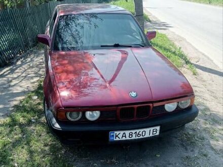 Красный БМВ 5 Серия, объемом двигателя 2.5 л и пробегом 100 тыс. км за 2500 $, фото 1 на Automoto.ua