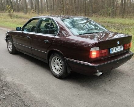 Красный БМВ 5 Серия, объемом двигателя 2.5 л и пробегом 311 тыс. км за 2450 $, фото 1 на Automoto.ua