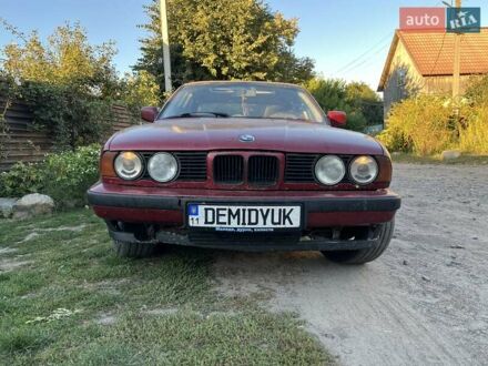 Красный БМВ 5 Серия, объемом двигателя 2.49 л и пробегом 348 тыс. км за 2800 $, фото 1 на Automoto.ua