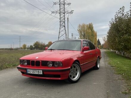 Красный БМВ 5 Серия, объемом двигателя 2 л и пробегом 350 тыс. км за 2800 $, фото 1 на Automoto.ua