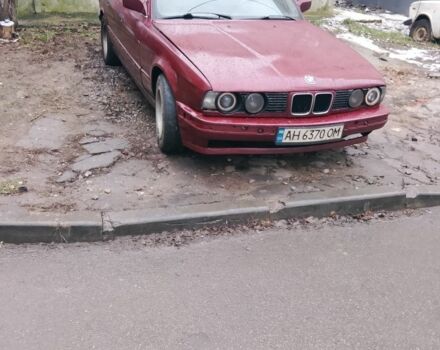 Красный БМВ 5 Серия, объемом двигателя 2 л и пробегом 100 тыс. км за 2500 $, фото 1 на Automoto.ua