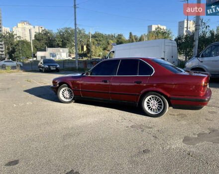 Красный БМВ 5 Серия, объемом двигателя 2.5 л и пробегом 276 тыс. км за 3100 $, фото 1 на Automoto.ua