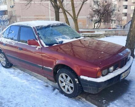 Красный БМВ 5 Серия, объемом двигателя 2.5 л и пробегом 65 тыс. км за 1500 $, фото 1 на Automoto.ua