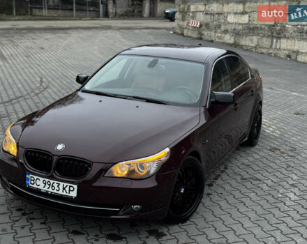 Червоний БМВ 5 Серія, об'ємом двигуна 3 л та пробігом 208 тис. км за 9250 $, фото 1 на Automoto.ua